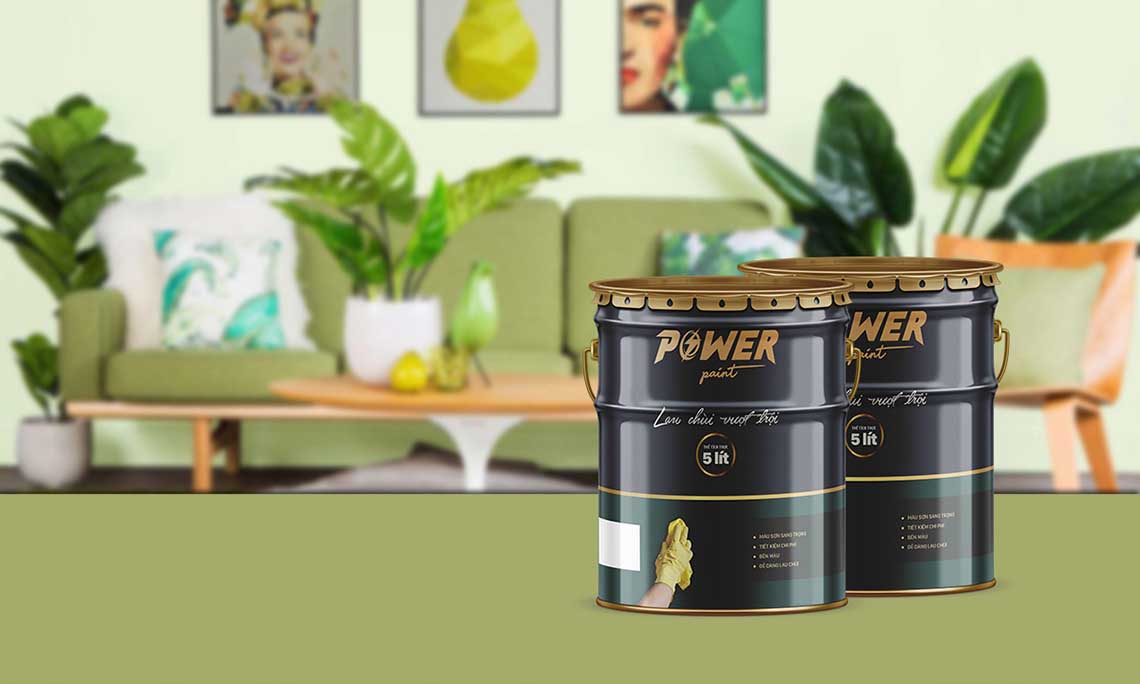 Power Paint - Thiết kế nhận diện thương hiệu và bao bì sơn Power Paint